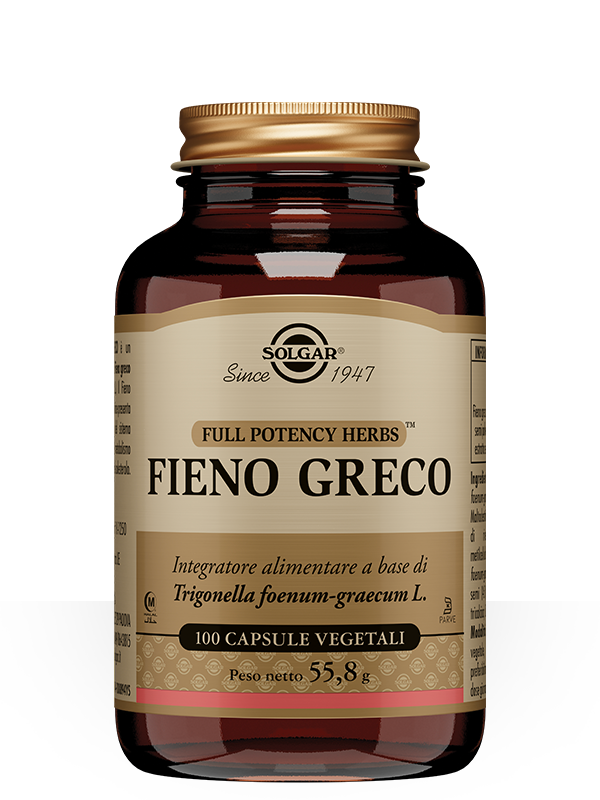 Solgar Fieno Greco Integratore Digestivo 100 Capsule