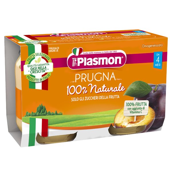 PLASMON OMOG PRUGNA 2X80G