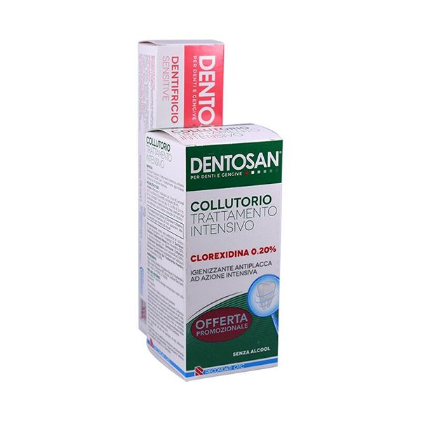 Dentosan collut 0,2% 200 ml + dentifricio sensitive 75 ml