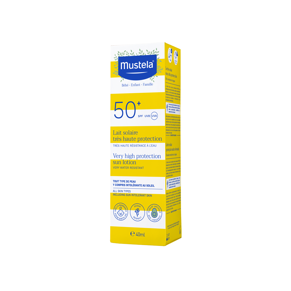 Mustela Latte Solare Viso SPF 50+ Protezione Per Tutta La Famiglia 40 ml