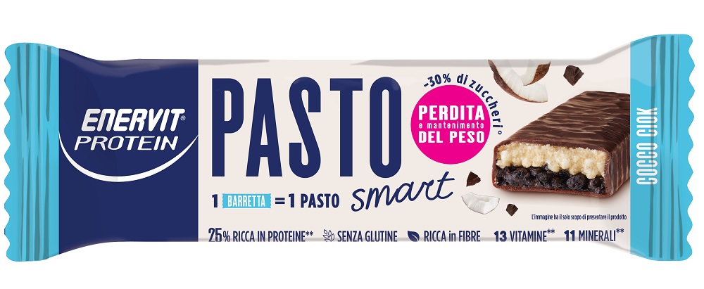 Enervit Protein Barretta Sostitutivo Pasto Cocco Ciok 55 gr