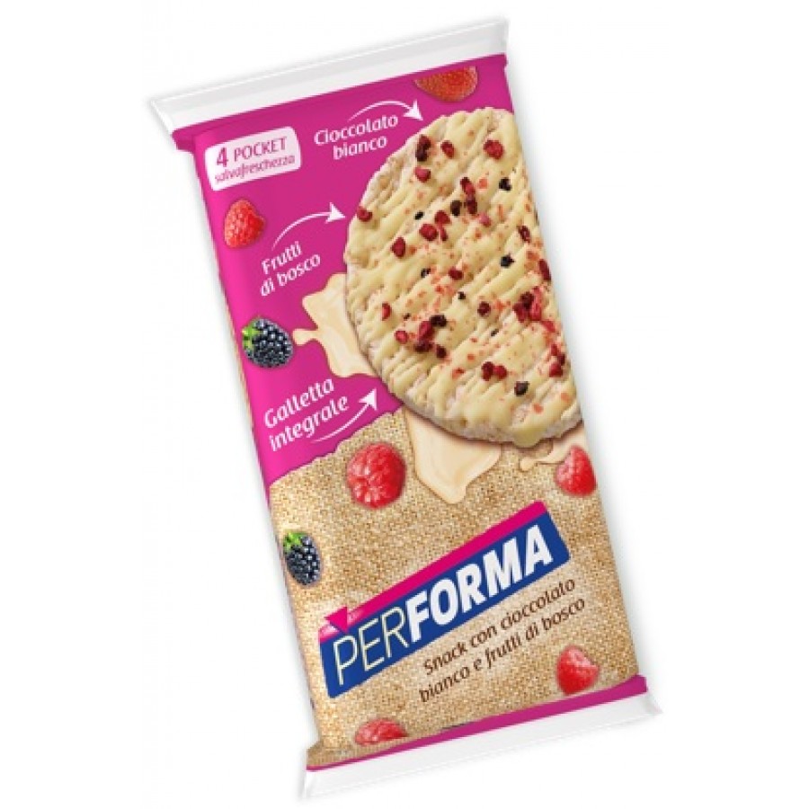 PERFORMA Snack con Cioccolato Bianco e Frutti di Bosco