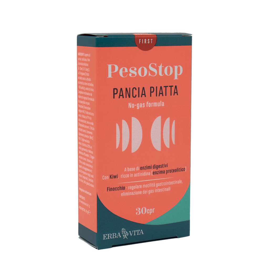 Erba Vita Peso Stop Pancia Piatta Integratore Intestinale 30 Compresse