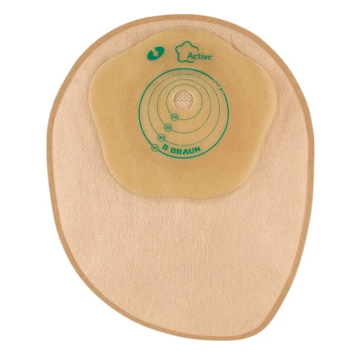 Sacca Colostomia Flexima Active Midi Trasparente Ritagliabile 15-50Mm Chiusura In Velcro