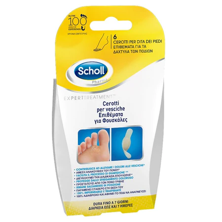 Scholl Cerotto Vescica Per Le Dita Del Piede 6 Pezzi