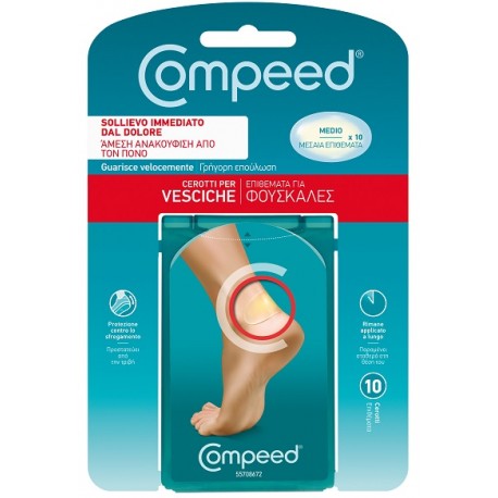 Compeed Cerotti per Vesciche Formato Convenienza da 10 Cerotti