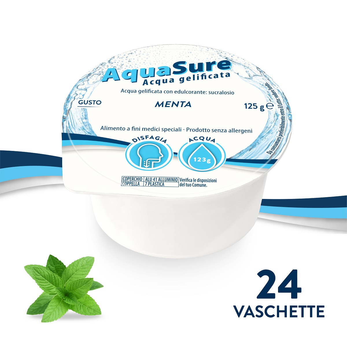 AquaSure Acqua gelificata Menta