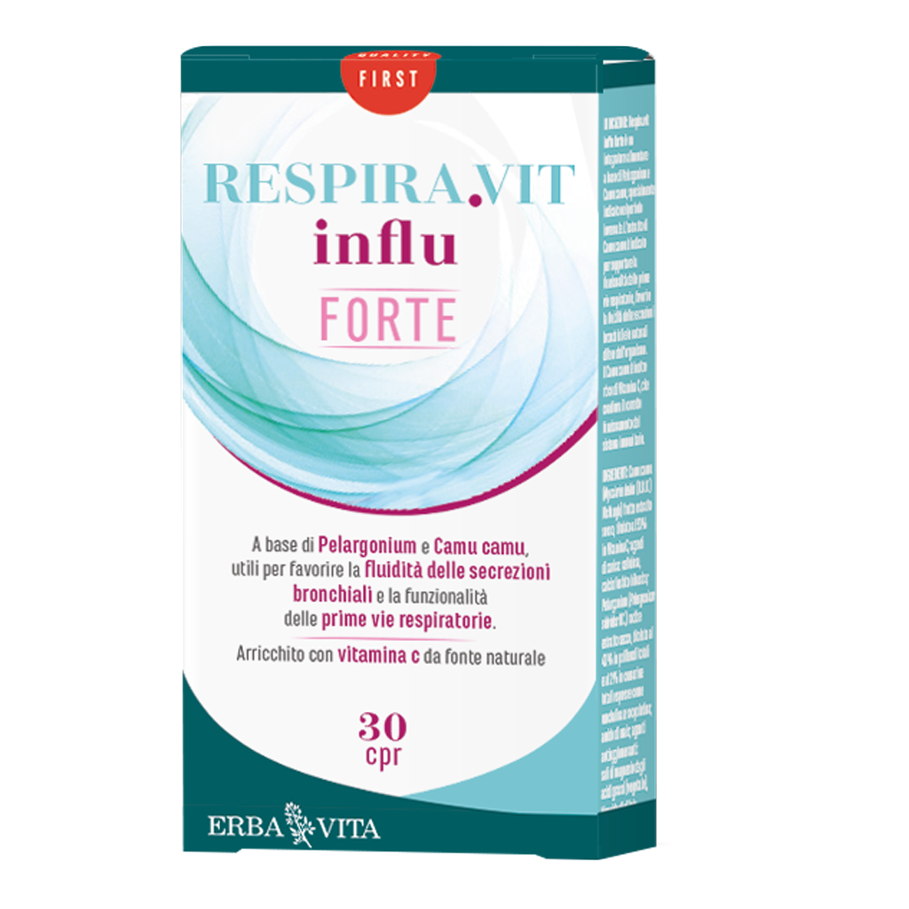 Erba Vita Respiravit Influ Forte Integratore Benessere Respiratorio 30 Compresse