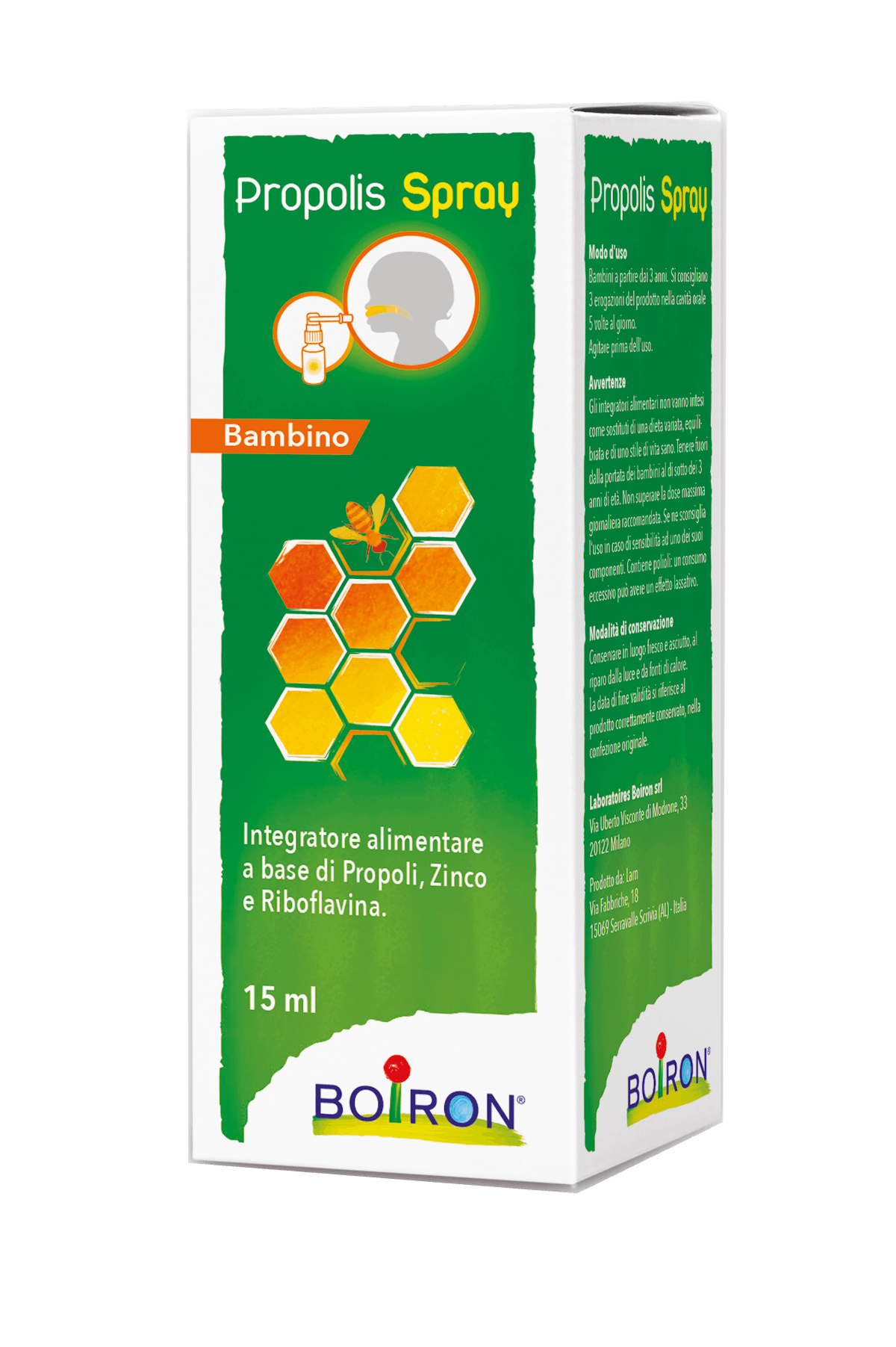 Boiron Propolis Gola Spray Per Bambini 15 ml