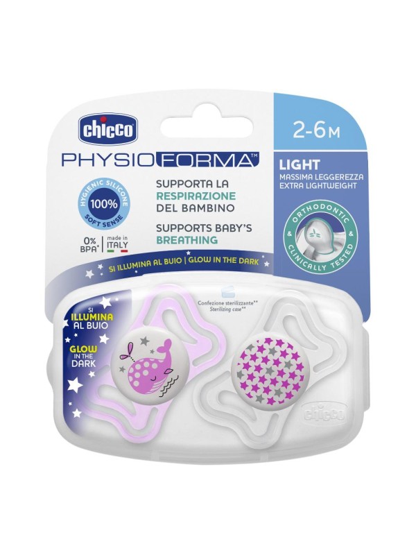 Chicco Succhietto Light Lumi Silicone