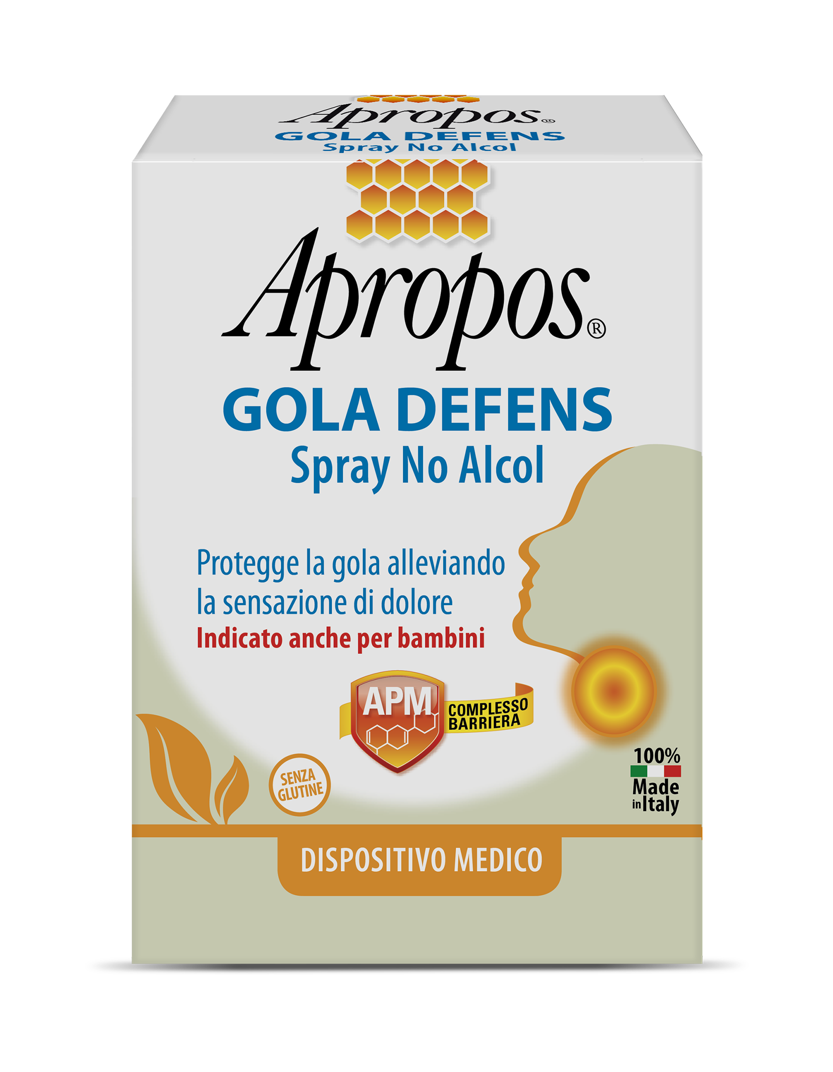 Apropos Gola Defens Pro Spray Senza Alcool 20 ml