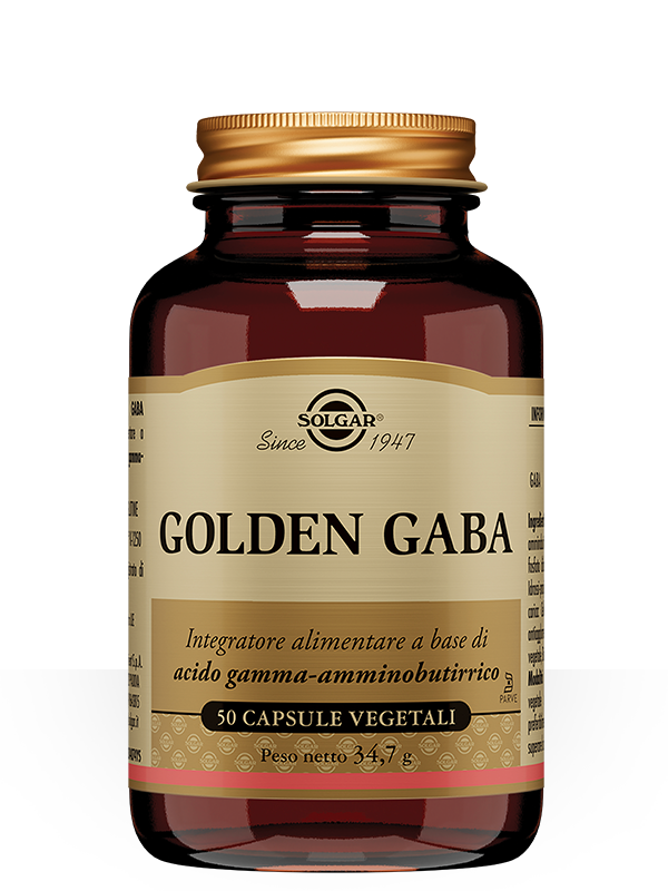 Solgar Golden Gaba Integratore Rilassante 50 Capsule Vegetali