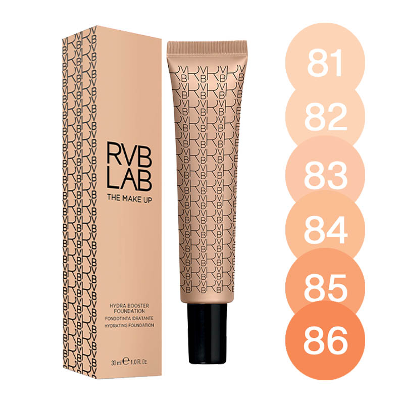 RVB Lab Hydra Booster Foundation Fondotinta Idratante Colore N. 84, 30ml