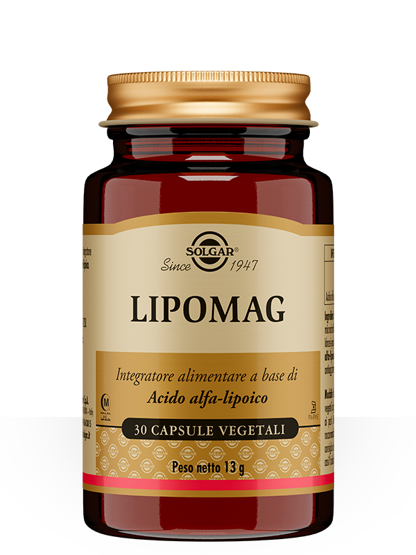 Solgar Lipomag Integratore Antiossidante 30 Capsule Vegetali