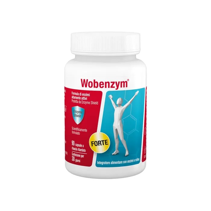 Wobenzym Forte Integratore per Infiammazioni e Dolori 90 Capsule