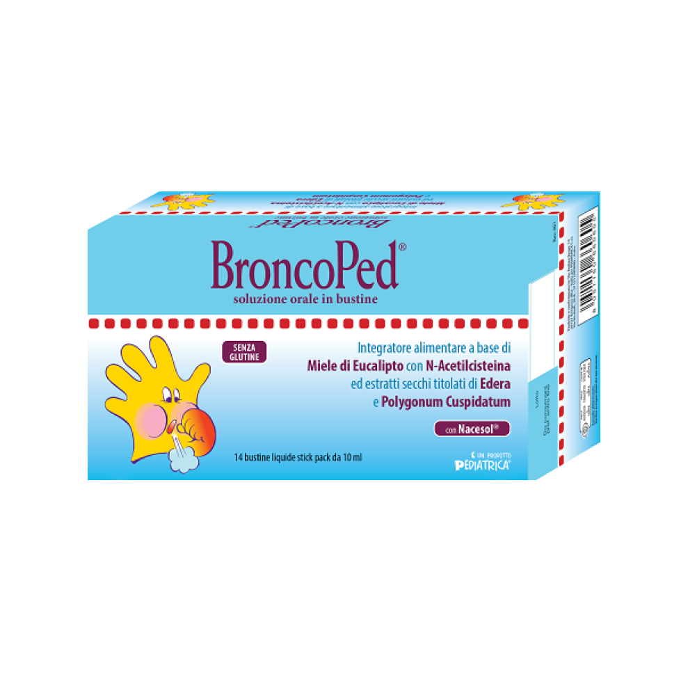Broncoped Soluzione Orale Integratore Per Tosse Grassa 14 Bustine