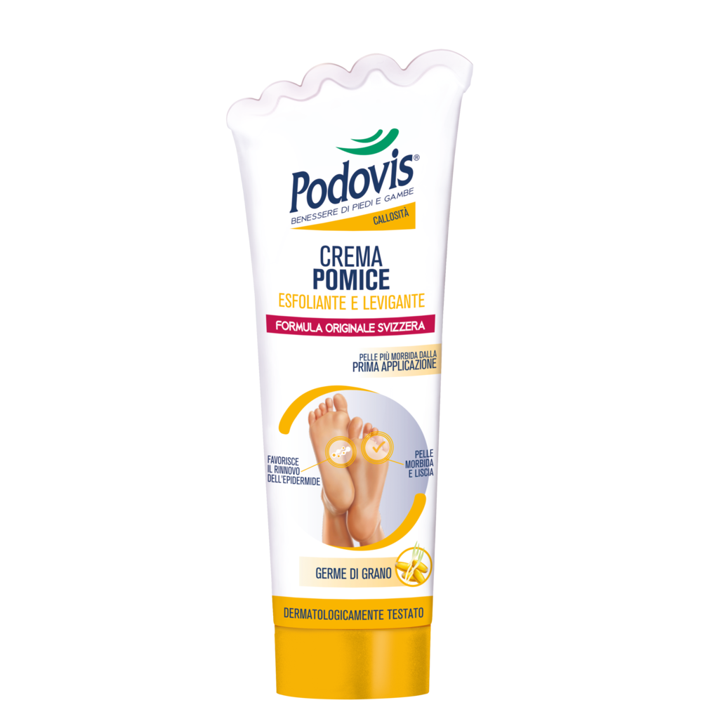 Podovis Callosità - Crema Pomice Piedi Esfoliante e Levigante, 100ml