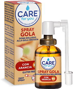 Care for You Spray Gola Dispositivo Medico con Arancia, 20ml