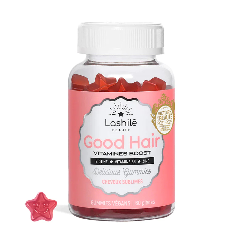 Lashile' Good Hair Integratore per Capelli 60 Gummies Gusto Frutti Misti