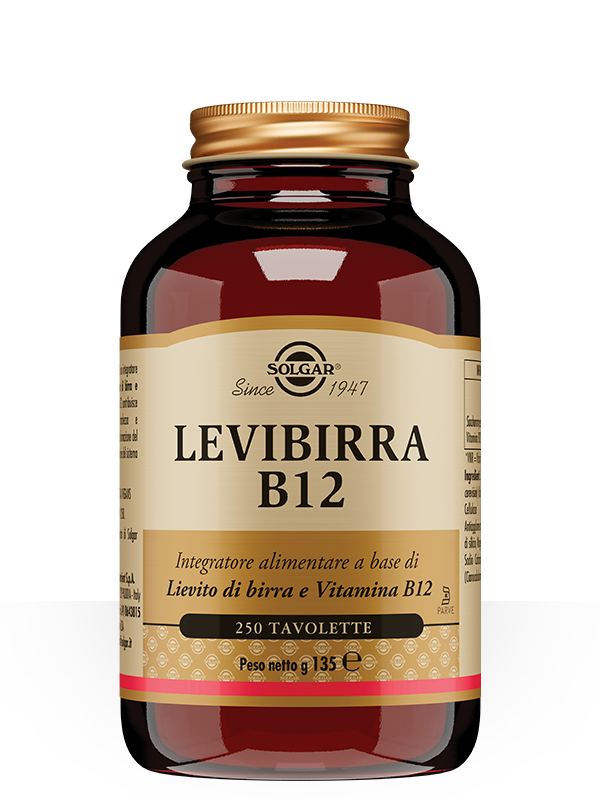 Solgar Levibirra B12 Integratore Energetico 250 Tavolette