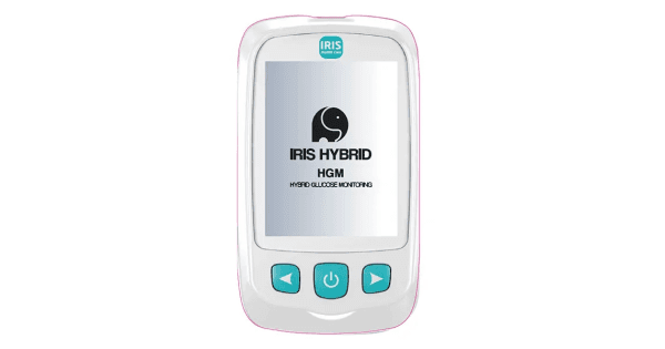 Glucometro Iris Hybrid Hgm + 10 Strisce Reattive + 10 Lancette Pungidito + Soluzione Di Controllo + Sim Dati