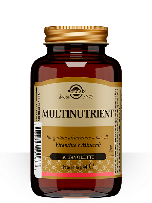 Solgar Multinutrient Integratore Vitaminico 30 Tavolette