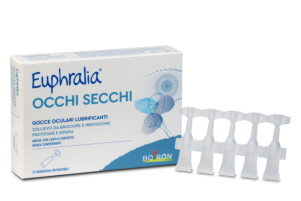 Euphralia Occhi Secchi Monodose Gocce Oculari Lubrificanti 15 Monodosi