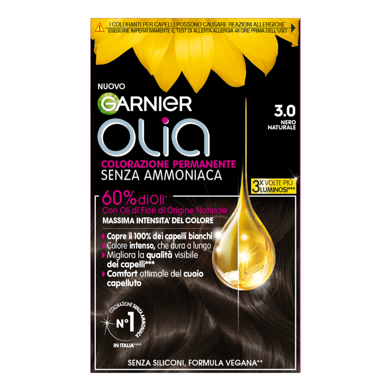 OLIA NEW NERO NATURALE N 3,0