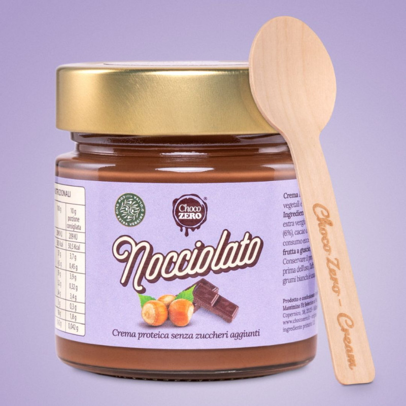 Choco zero crema proteica nocciolato 34% 250 g