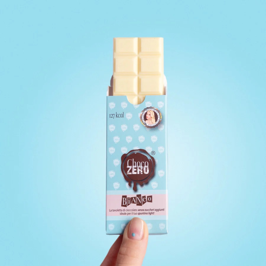 Choco zero tavoletta cioccolato bianco 25 g