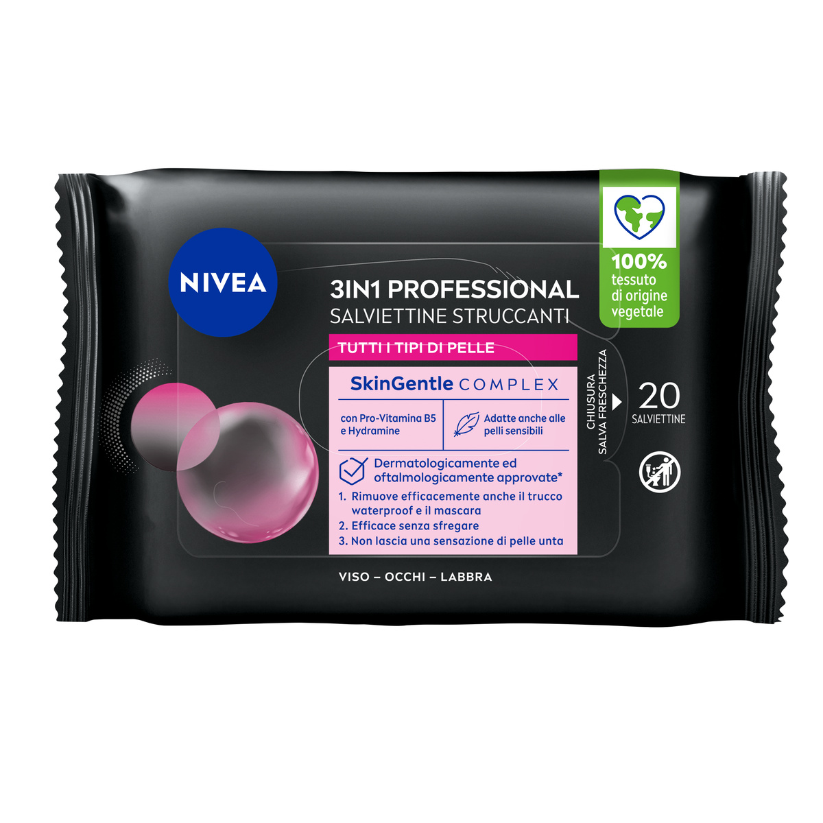 NIVEA MICELLAIR PROF SALV STRU 20P