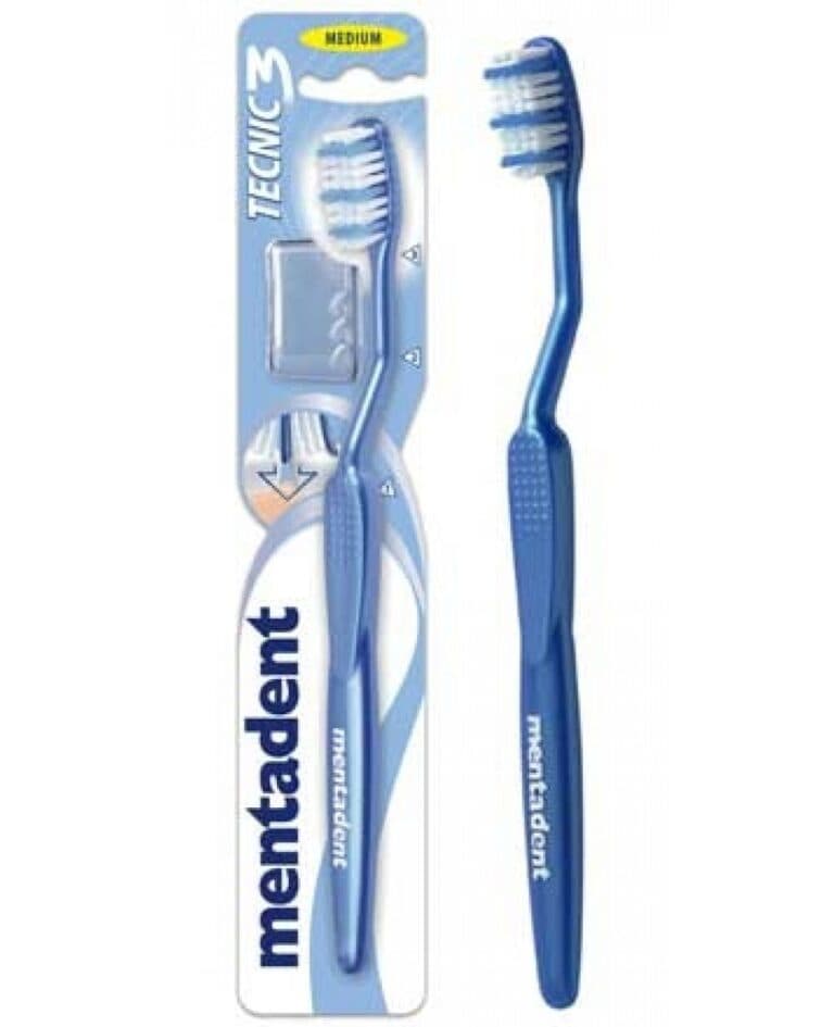 Mentadent spazzolino tecnic soft 2 pezzi