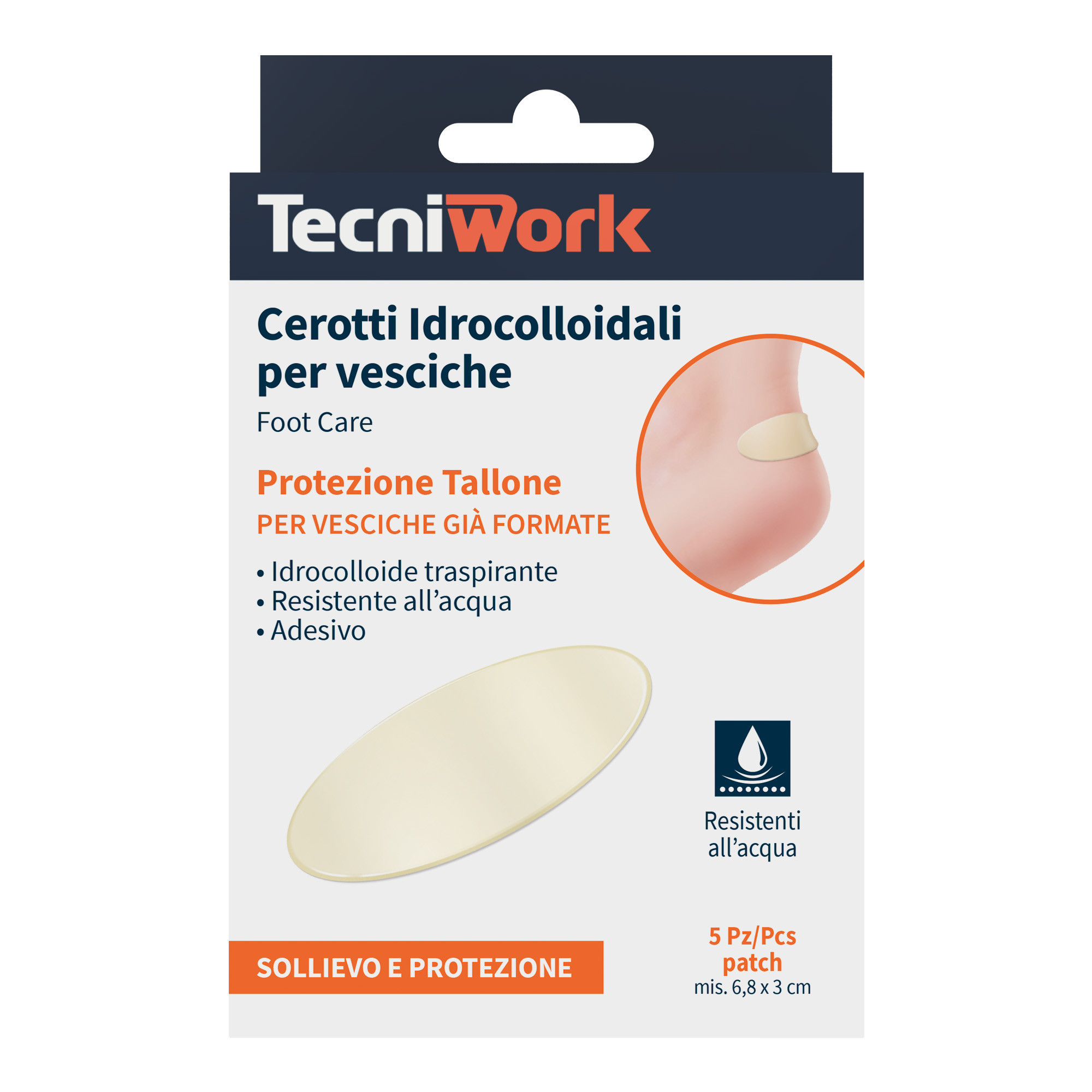 Cerotti idrocolloidali per vesciche 5 pezzi