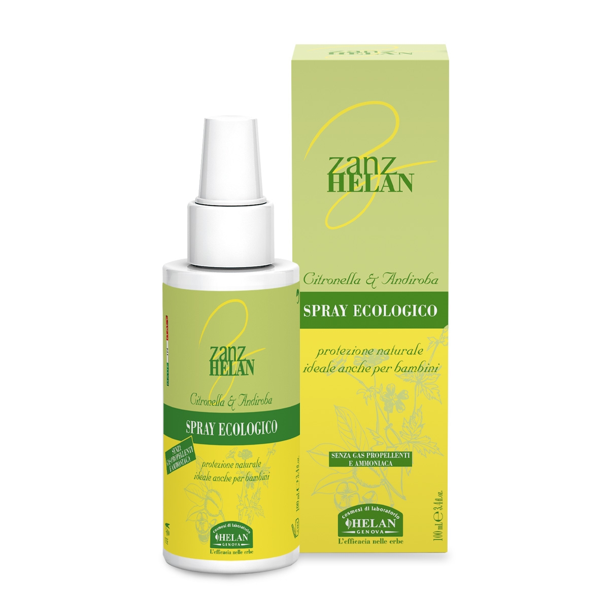 Zanhelan insettorepellente vegetale spray ecologico 100 ml