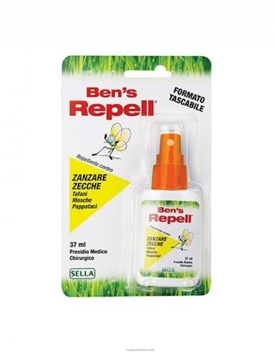 Ben's Repellente Biocida Zanzare Zecche