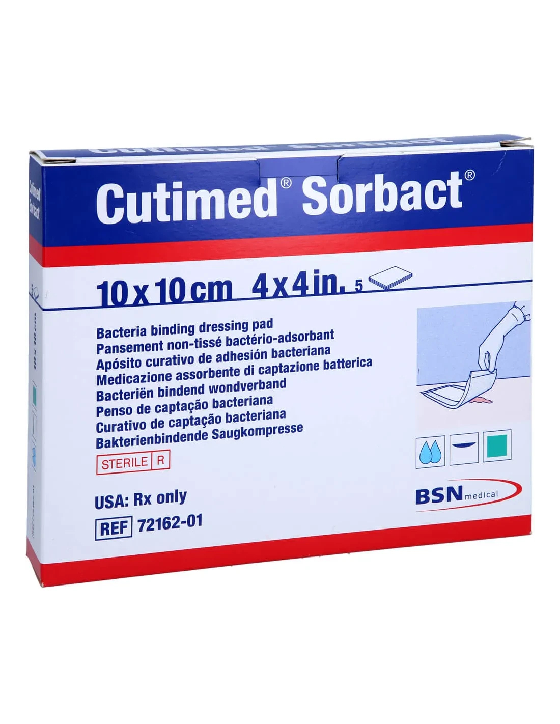 CUTIMED Sorbact*Med.cm10x10x5