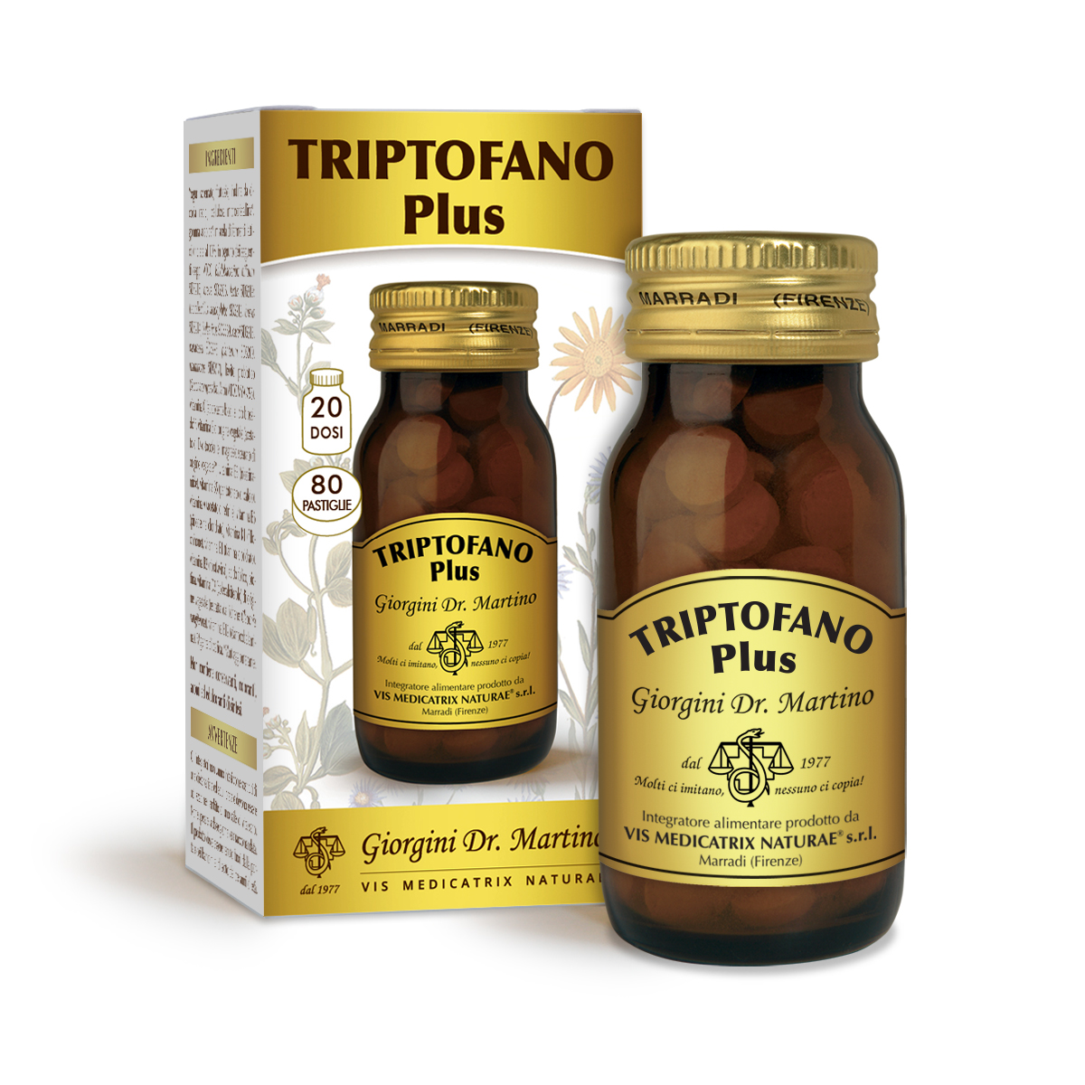 Triptofano plus 80 pastiglie