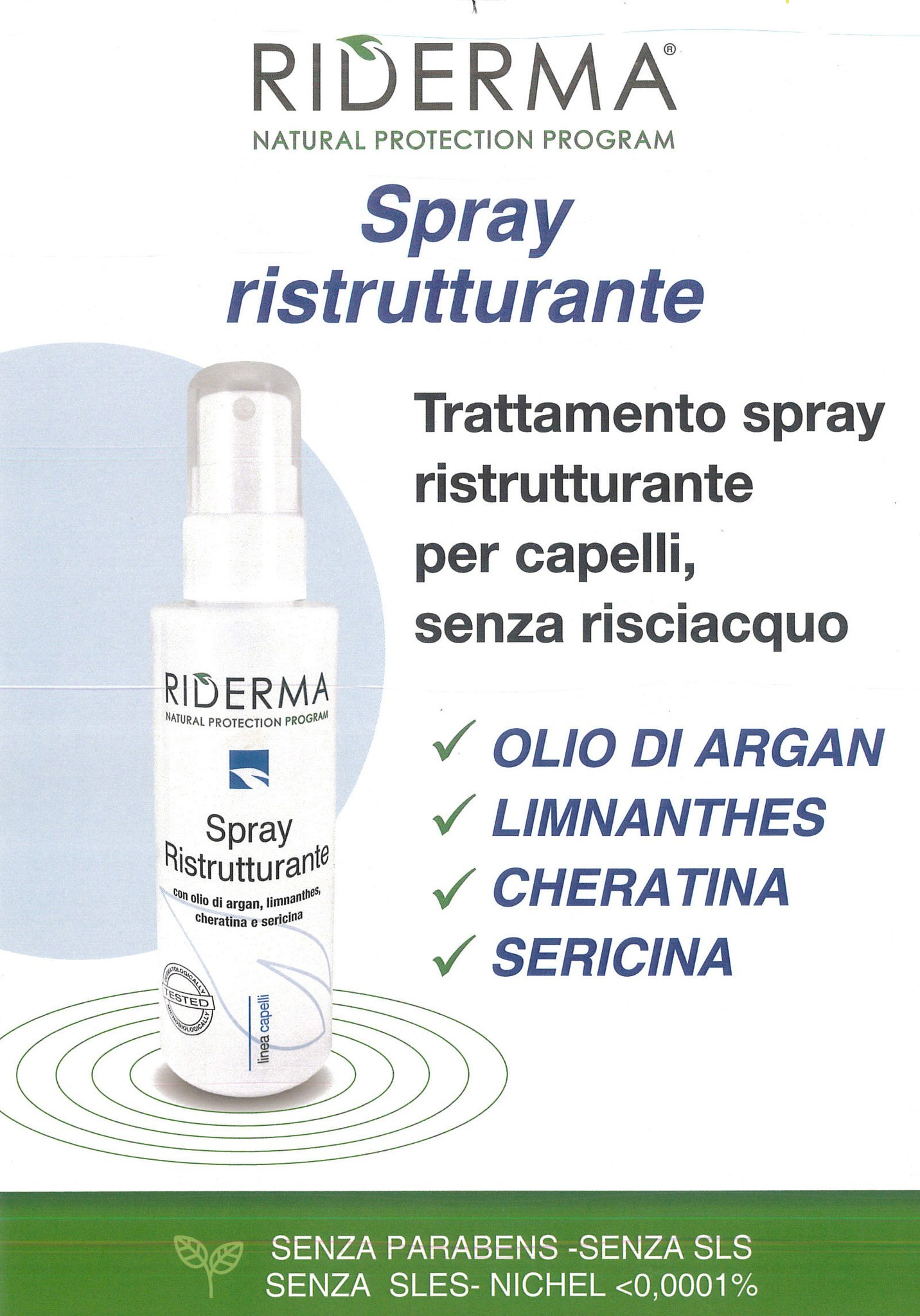 Riderma spray ristrutturante 150 ml