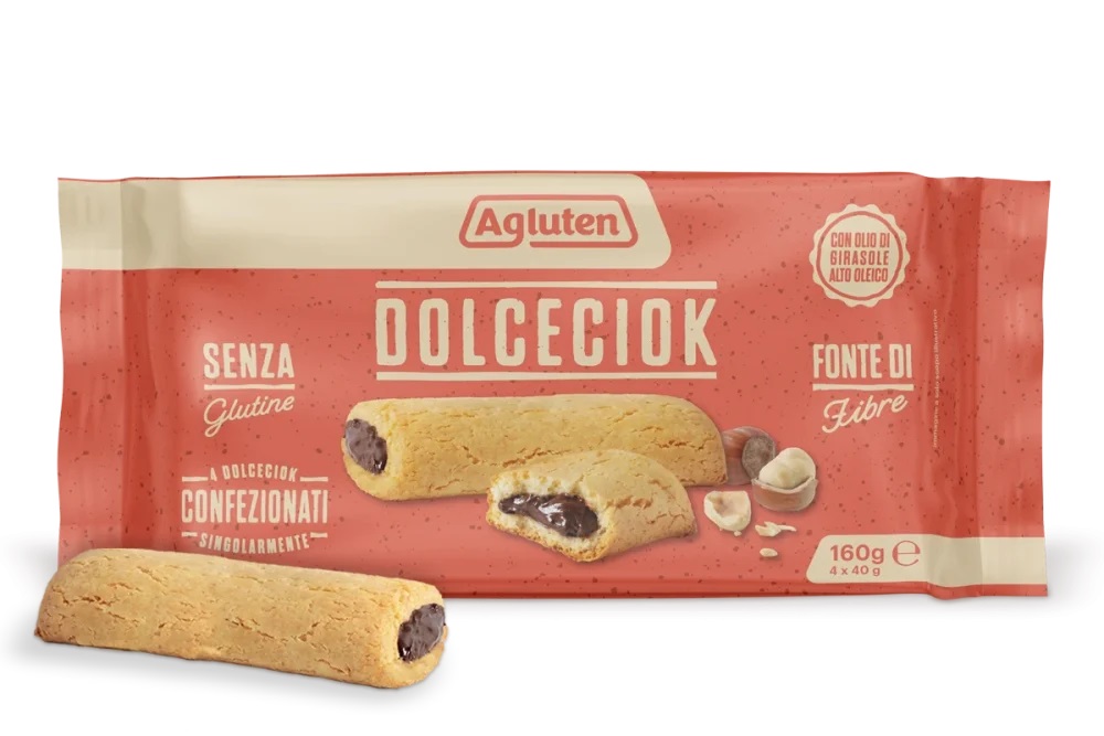 Agluten dolceciok 4 pezzi da 40 g