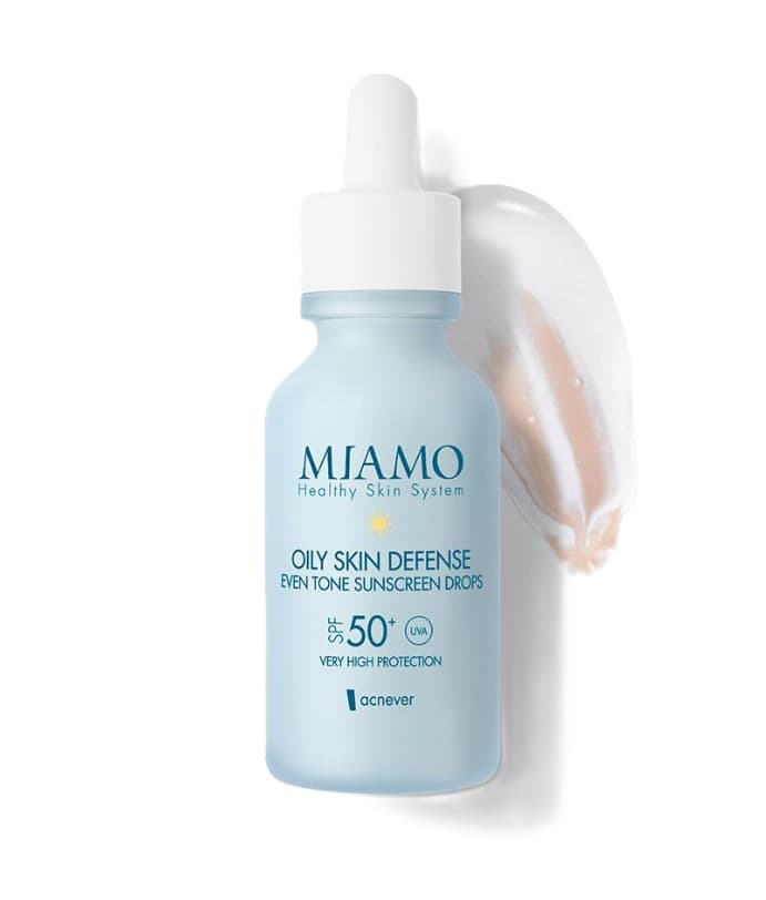 Miamo acnever oily skin defense sunscreen drops spf 50+ 30 ml