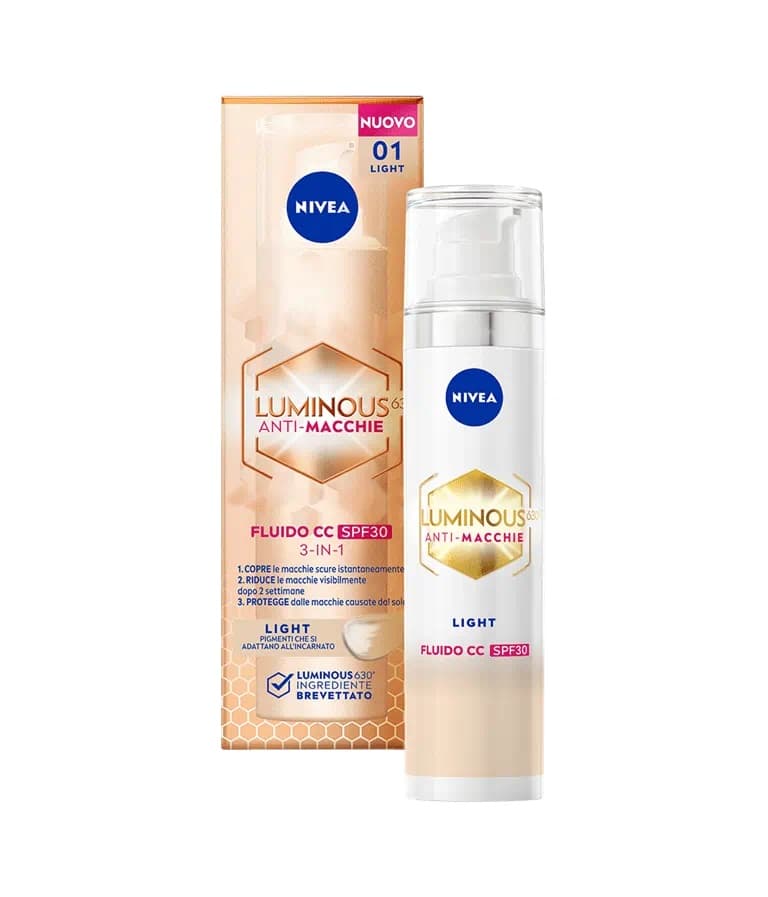 NIVEA LUMINOUS FLUIDO CC SPF30 LIG