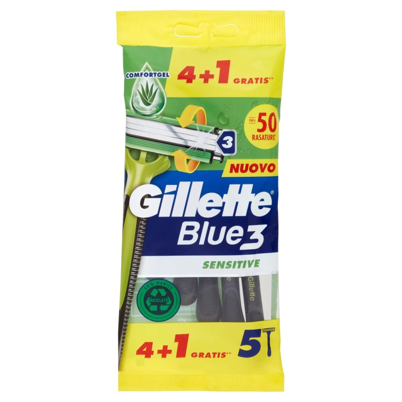 GILLETTE NEW BLU 3 RAS SENSITIV 4+