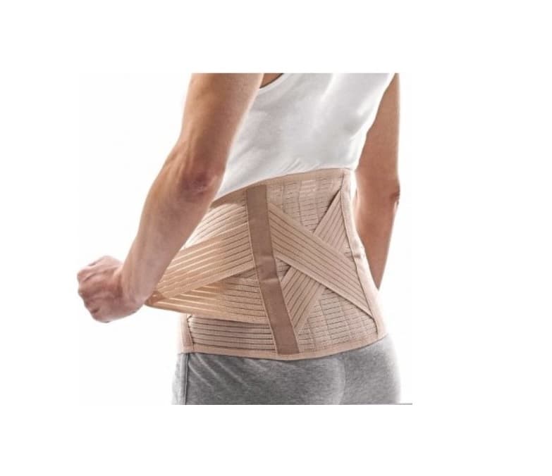 Corsetto lombare beige h26 cm m