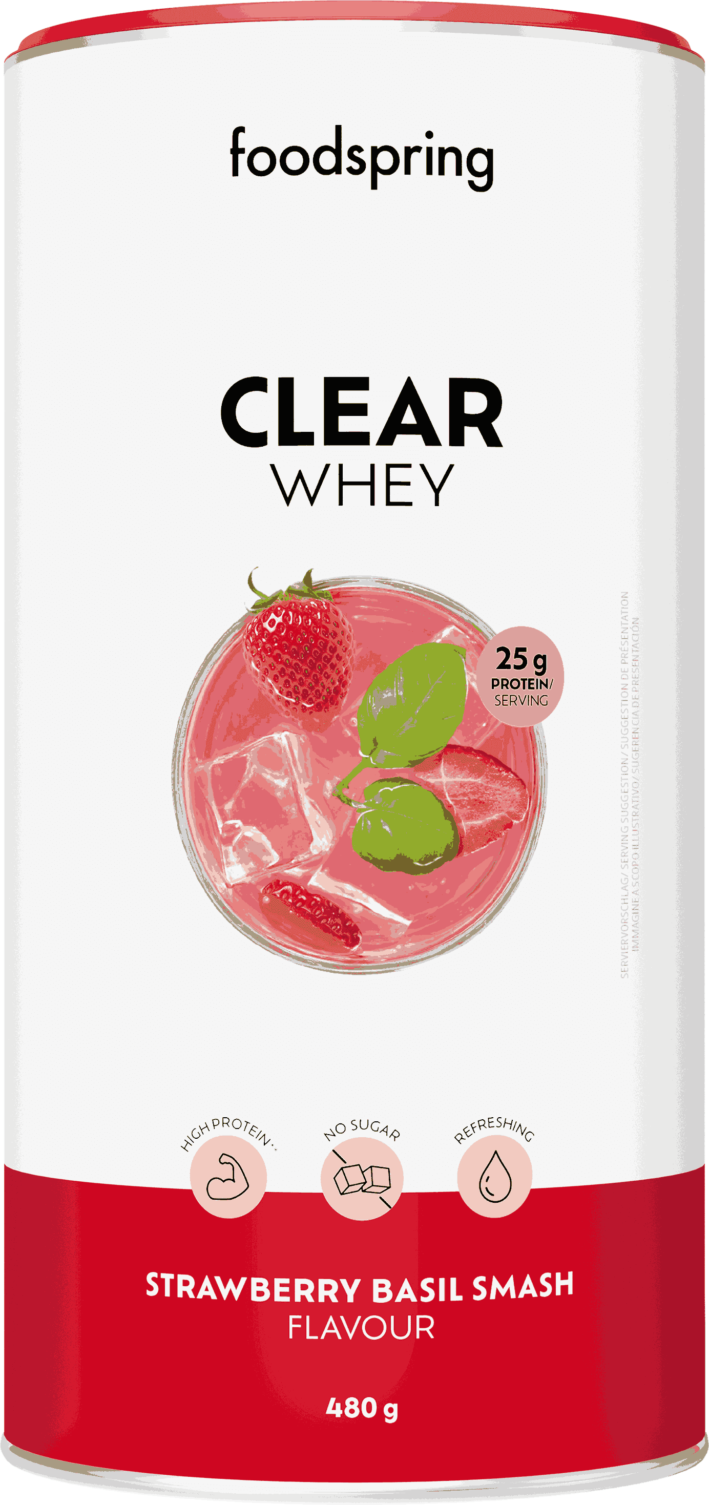 Clear whey strawberry basil smash limited edition 480 g