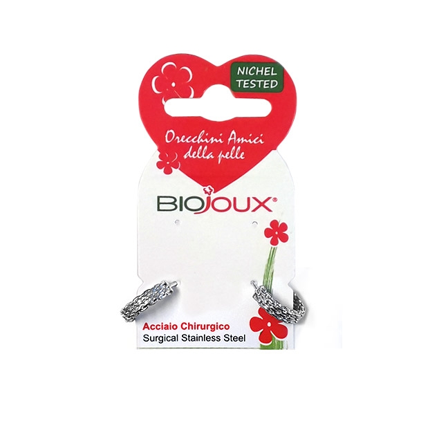 BJT975 ORECCHINI ELABORATE STAINLESS STEEL