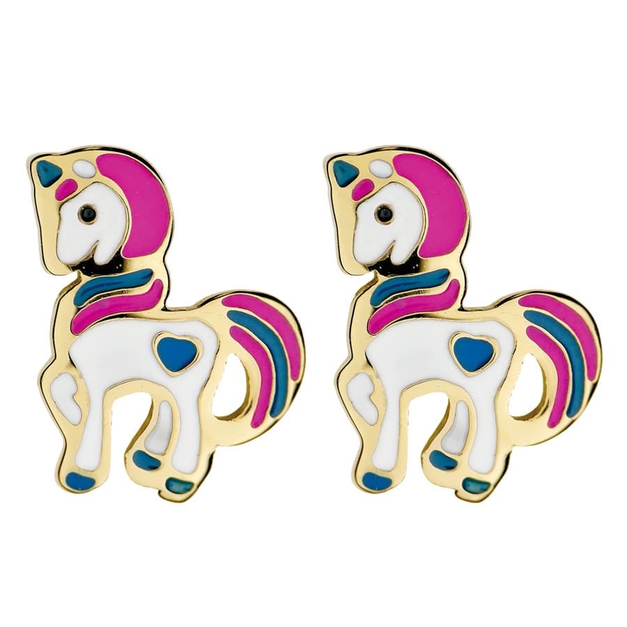 BJT704 ORECCHINI BABY UNICO GOLD PLATED