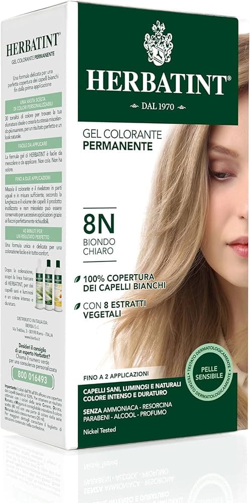 Herbatint 8 N Biondo Chiaro 170 Ml