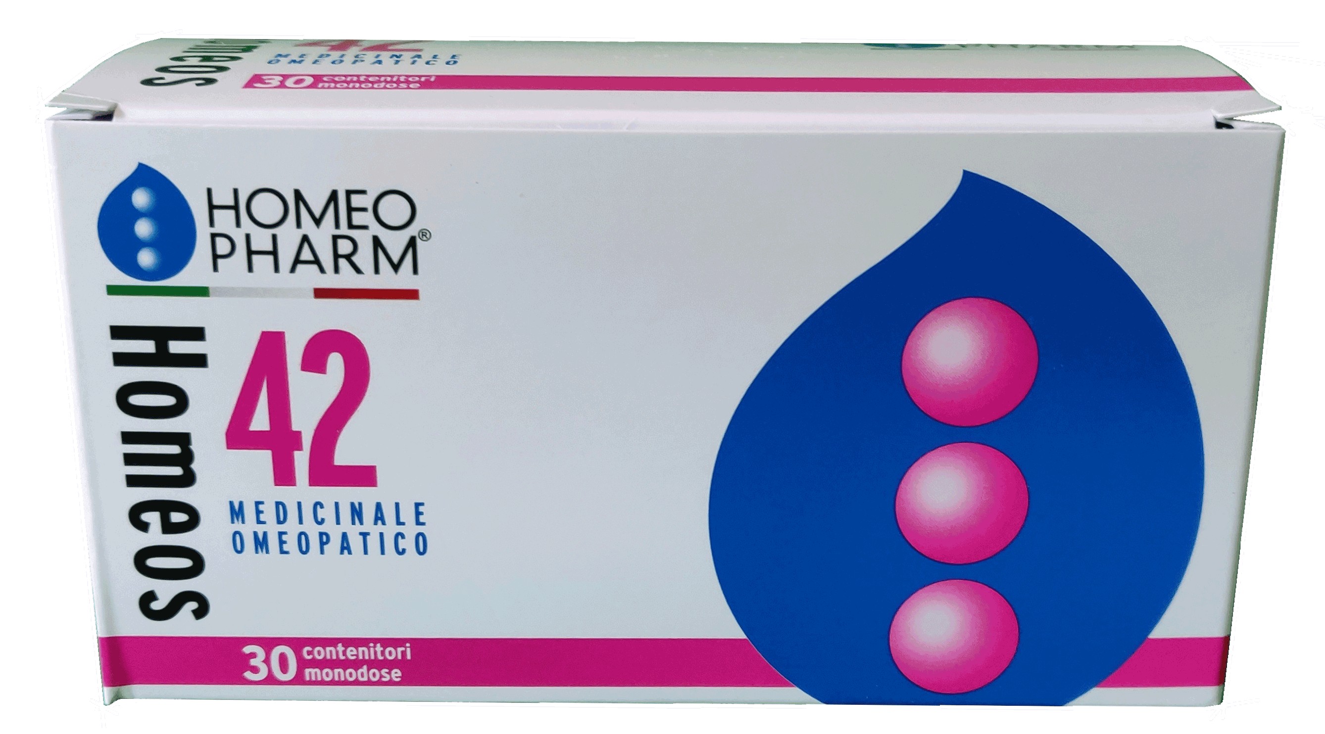 Homeos 42 Globuli Trattamento Omeopatico per la Prevenzione influenzale 30 tubi Monodose
