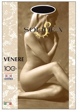 Solidea Venere 100 DEN Collant Compressivo Colore Cammello Taglia 4 XL