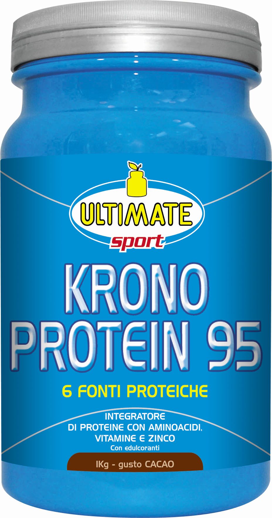 Ultimate Krono Protein 95 Integratore Alimentare Gusto Cacao 1kg